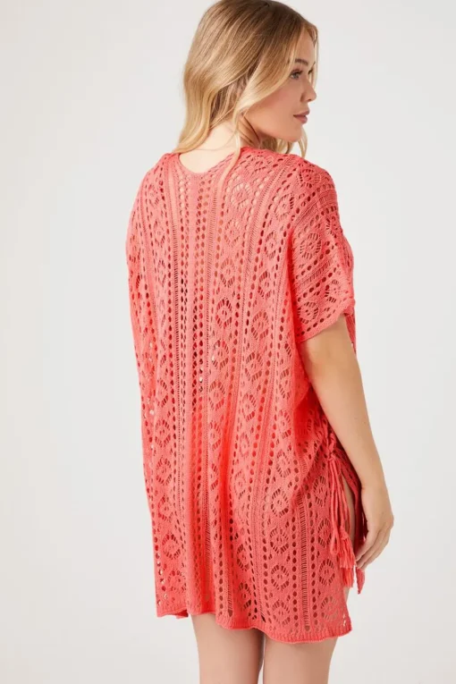 Sheer Swim Cover-Up Dress