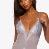 Shimmer Lace Lingerie Bodysuit