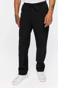Side-Striped Straight Pants