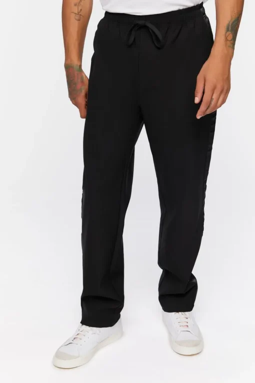 Side-Striped Straight Pants