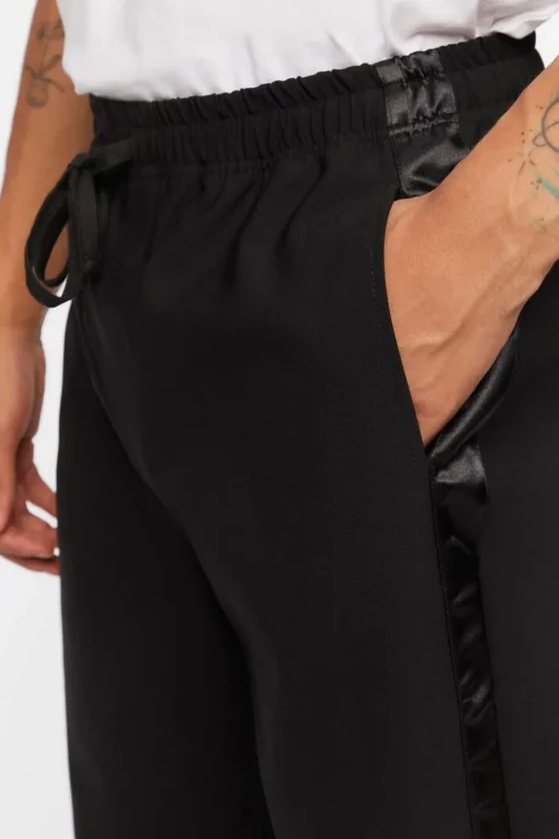 Side-Striped Straight Pants