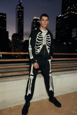 Skeleton Print Joggers