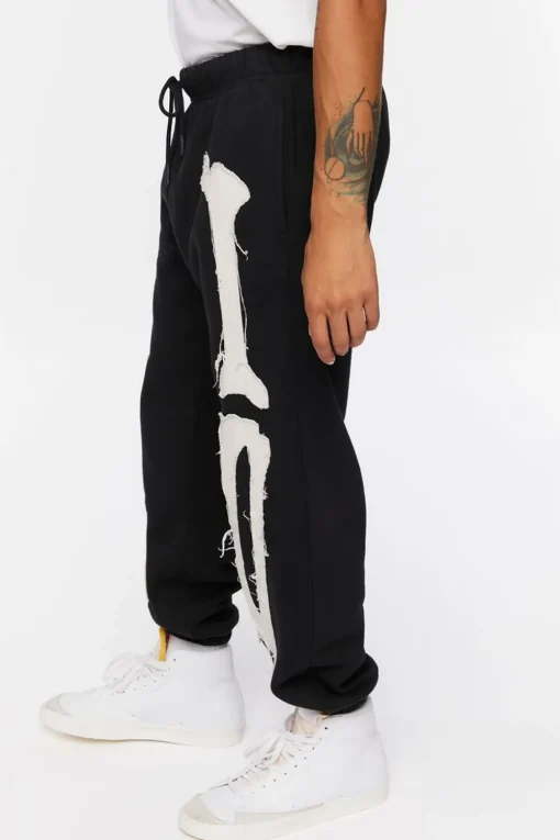Skeleton Print Joggers