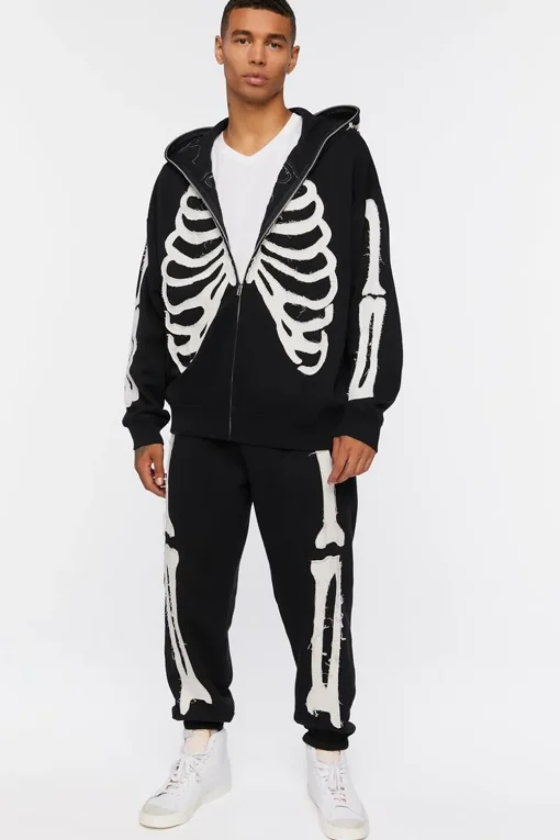Skeleton Print Joggers