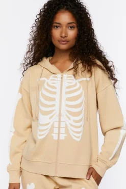 Skeleton Zip-Up Hoodie