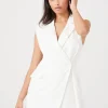 Sleeveless Blazer Mini Dress