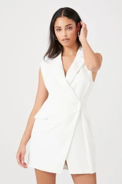 Sleeveless Blazer Mini Dress