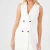 Sleeveless Blazer Mini Dress