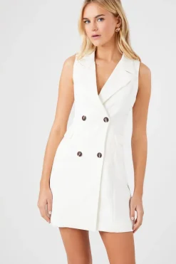 Sleeveless Blazer Mini Dress