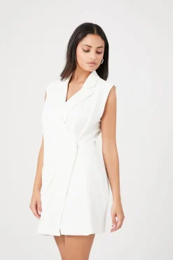 Sleeveless Blazer Mini Dress