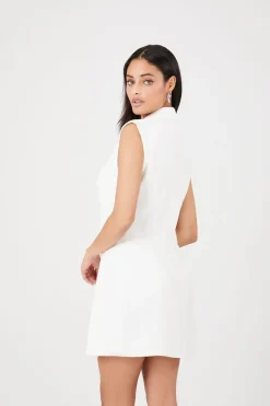 Sleeveless Blazer Mini Dress