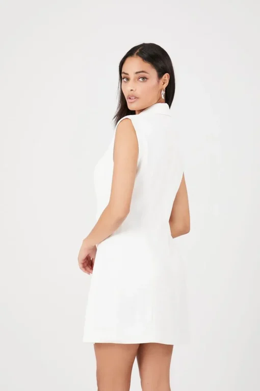Sleeveless Blazer Mini Dress