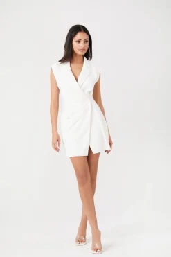 Sleeveless Blazer Mini Dress