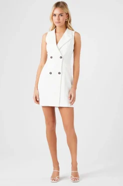 Sleeveless Blazer Mini Dress