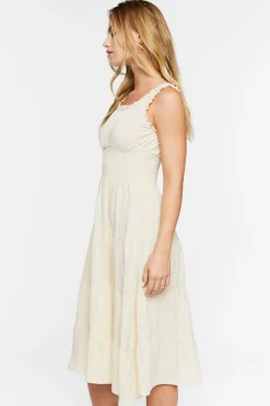 Sleeveless Tiered Midi Dress