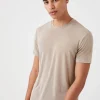 Slim-Fit Jersey Knit Crew Tee