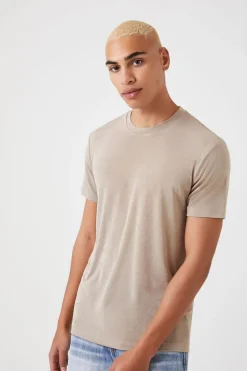 Slim-Fit Jersey Knit Crew Tee