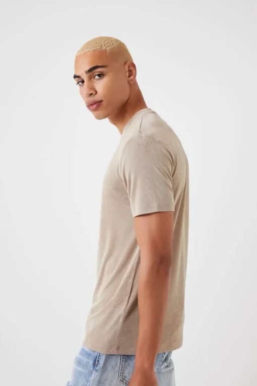 Slim-Fit Jersey Knit Crew Tee
