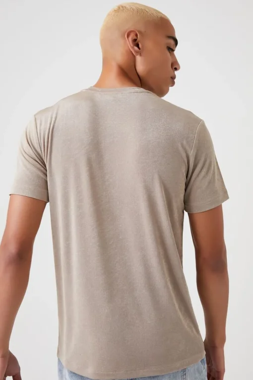 Slim-Fit Jersey Knit Crew Tee