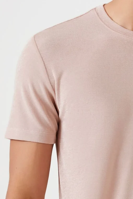 Slim-Fit Jersey Knit Crew Tee
