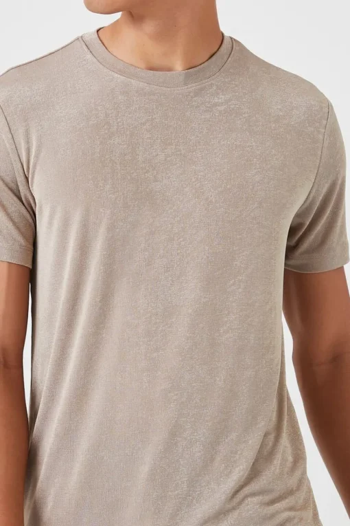 Slim-Fit Jersey Knit Crew Tee