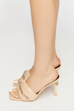 Slip-On Chain Heels