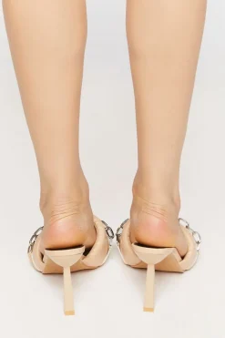 Slip-On Chain Heels