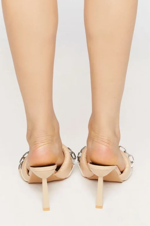 Slip-On Chain Heels