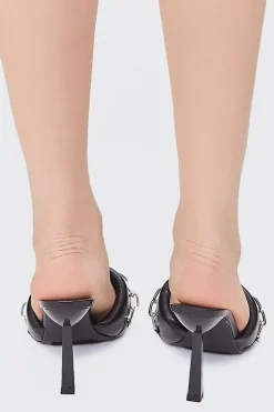 Slip-On Chain Heels