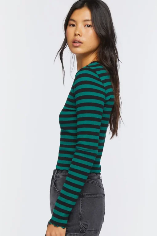 Slytherin Embroidered Graphic Top