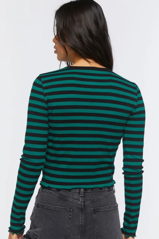 Slytherin Embroidered Graphic Top