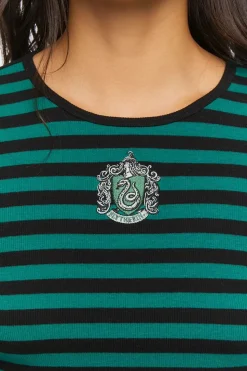 Slytherin Embroidered Graphic Top