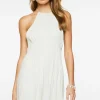 Smocked Halter Mini Dress