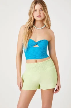 Smocked Pull-On Shorts