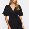 Smocked Tulip-Hem Mini Dress