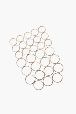 Smooth High-Polish Ring Set