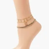 Snake Charm Chain Anklet Set