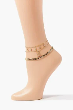 Snake Charm Chain Anklet Set