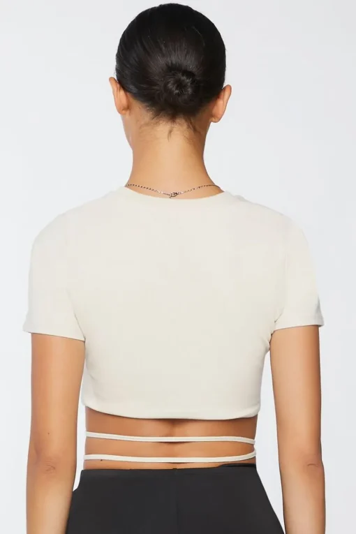 Snake Graphic Wraparound Baby Tee