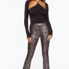 Snake Print Stretch Jeans