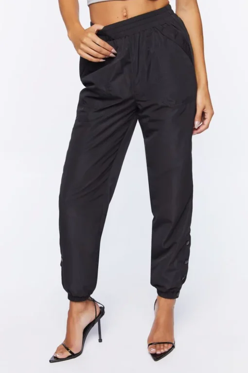 Snap-Button Joggers