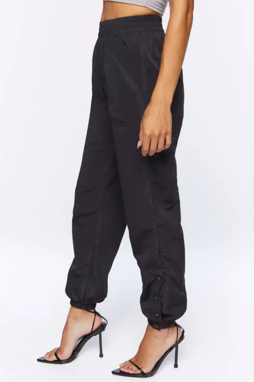 Snap-Button Joggers