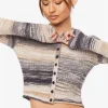 Space Dye Cardigan Sweater