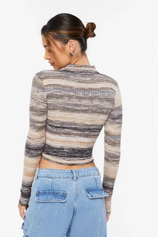Space Dye Cardigan Sweater