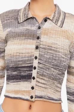 Space Dye Cardigan Sweater