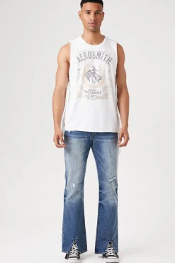 Split-Hem Flare Jeans