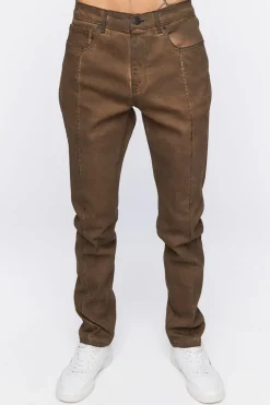 Split-Hem Slim-Fit Jeans
