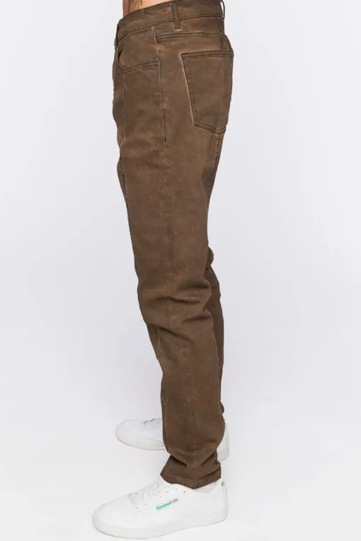 Split-Hem Slim-Fit Jeans