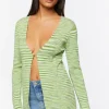 Split-Hem Sweater-Knit Top
