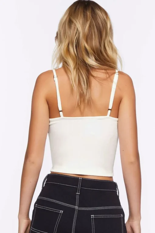 Spoiled Faux Fur-Trim Cami